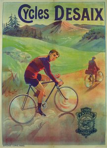 Poster advertising cycles Desaix
