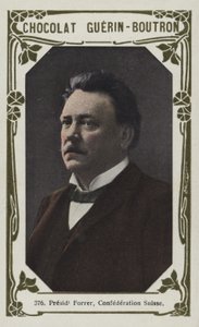 President Forrer, Swiss Confederation by French School