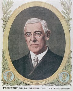 President Woodrow Wilson, Illustration from Le Petit Journal by French School