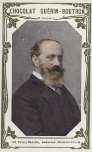 Prince Radolin, German Ambassador in Paris by French School