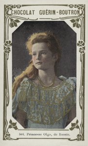 Princess Olga of Russia by French School