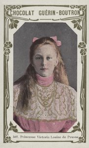 Princess Victoria Louise of Prussia by French School