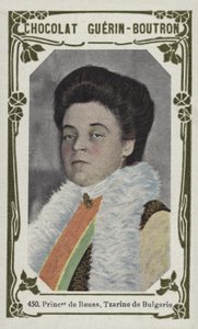 Princess of Reuss, Tsarina of Bulgaria by French School