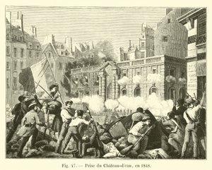 Capture of the Water Tower, in 1848 by French School