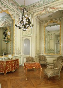 Private room of the Dauphine Marie-Josephe de Saxe by French School
