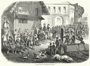 Procession of Gustav Struve and German Republicans, Revolution of 1848