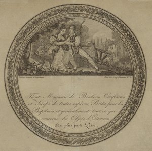 Product Label for a French Sweetshop