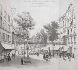 Project for an Overground Metro System in Paris