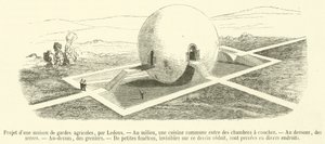 Project for a House for Agricultural Guards by French School