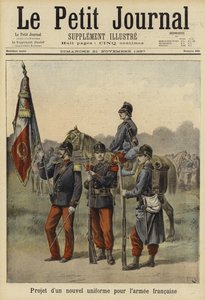 Proposed New Uniform for the French Army, 1897 by French School