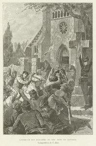 Quarrel Between Students and the People of Savoisy by French School