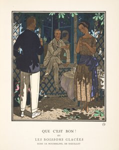 How Good It Is! Or The Iced Drinks, from a Collection of Fashion Plates