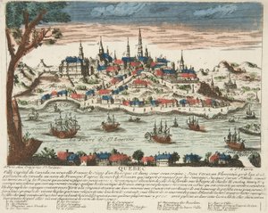 Quebec, pub. c. 1650 by French School
