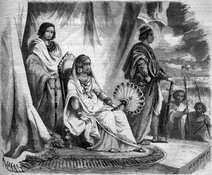 Queen Ranavalo Manjaka I (Ranavalona) by French School