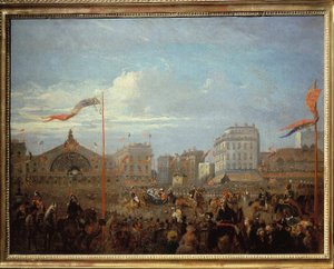 Queen Victoria Arriving at the Gare de l