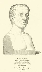 Quintus Hortensius, Roman Optimate politician and orator by French School