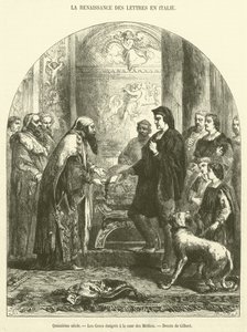 Fifteenth Century, The Greeks Emigrated to the Court of the Medicis