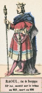 Raoul, Duke of Burgundy, 32nd King, ascended the throne in 923, died in 936 by French School