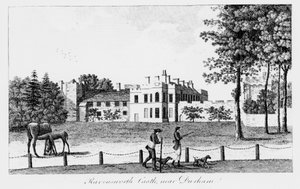 Ravensworth Castle near Durham, 19th Century by French School