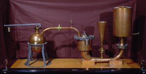 Reconstruction of a Steam Pressure Machine Invented by Denis Papin