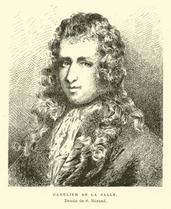 Rene-Robert Cavalier de La Salle, French Explorer by French School