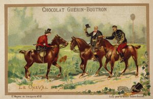 Riding horses