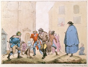 Roadsweepers in Paris by French School