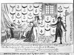 Robespierre Entering the Apartment of Marat by French School