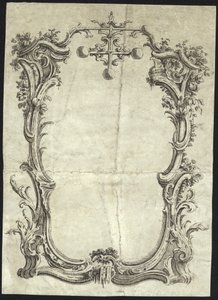 Rococo Design for a Frame by French School