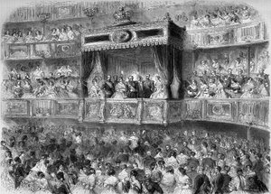 Royal Lodge at the Gala Show of Stuttgart Palace by French School