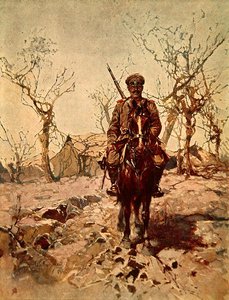 Russian Soldier During the First World War by French School