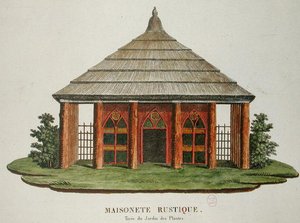 Rustic House in the Jardin des Plantes, Paris by French School
