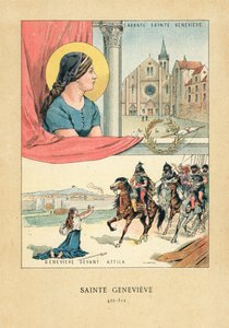 Saint Genevieve by French School