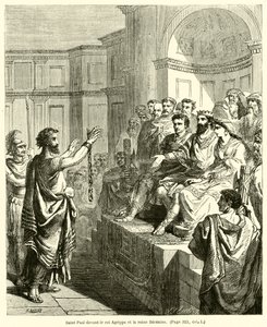 Saint Paul Before King Agrippa and Queen Berenice by French School