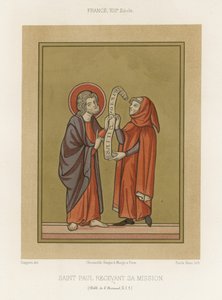 Saint Paul receiving his mission