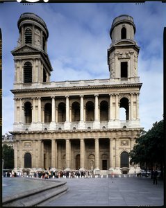 Saint Sulpice Church in Paris by French School