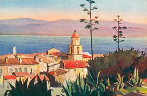 Saint Tropez: View on the Gulf by French School