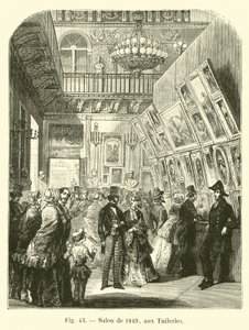 Salon of 1849, at the Tuileries by French School