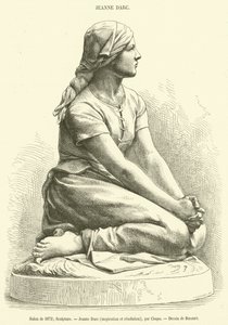 Salon of 1872, Sculpture, Joan of Arc, inspiration and resolution (engraving) by French School