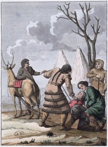 Samoyede Marriage, 1811 by French School