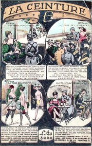 Satirical poster on the restrictions during the First World War by French School