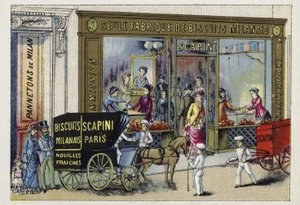 Scapini Milanese Biscuits, Paris by French School