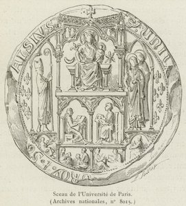 Seal of the University of Paris by French School