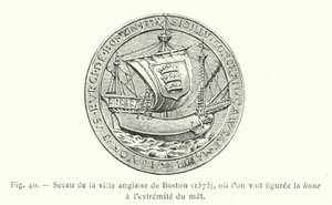 Seal of the English Town of Boston