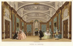 Theater Scene by French School