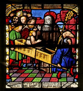 Scene from the Life of St. Giles: He Resuscitates Clotaire