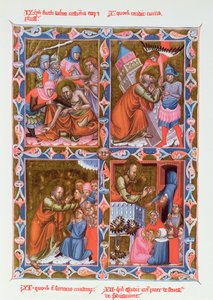 Scenes from the life of Saint Paul, facsimile of a 15th century manuscript of the Legendaire des Anjou-Hongrie, school of Bologna by French School