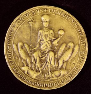 Seal of Louis IV of Bavaria (1287-1347) by French School