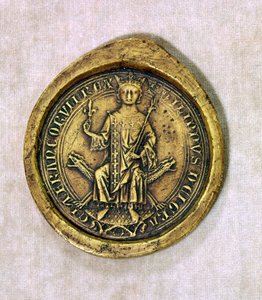 Seal of Philippe III the Bold, 1272 by French School