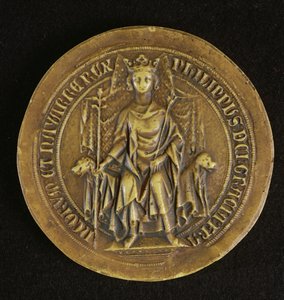 Seal of Philippe V The Tall, 1317 by French School